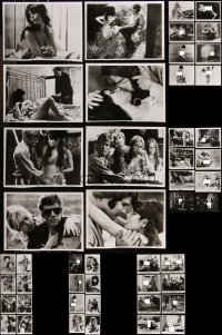 9x0791 LOT OF 48 SEXPLOITATION 8X10 STILLS 1960s-1970s sexy portraits with lots of nudity!