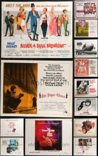 9x1102 LOT OF 13 UNFOLDED 1970S HALF-SHEETS 1970s great images from a variety of different movies!