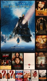 9x1190 LOT OF 19 UNFOLDED MOSTLY DOUBLE-SIDED 27X40 ONE-SHEETS 1990s-2010s cool movie images!