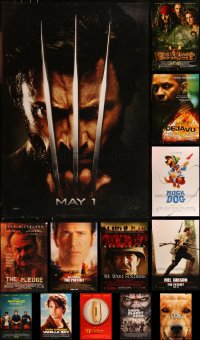 9x1206 LOT OF 16 UNFOLDED MOSTLY DOUBLE-SIDED 27X40 ONE-SHEETS 2000s-2010s cool movie images!