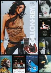 9x0028 LOT OF 12 FOLDED SWISS ADVERTISING POSTERS 2000s-2010s a variety of great images!