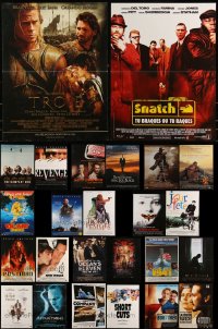 9x1135 LOT OF 25 FORMERLY FOLDED 15X21 FRENCH POSTERS 1970s-2000s a variety of cool movie images!
