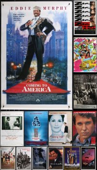 9x1181 LOT OF 21 UNFOLDED SINGLE-SIDED 27X40 AND 27X41 ONE-SHEETS 1980s-2000s cool movie images!
