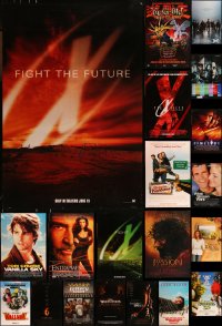 9x1185 LOT OF 20 UNFOLDED MOSTLY DOUBLE-SIDED 27X40 ONE-SHEETS 1990s-2010s cool movie images!