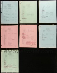 9x0126 LOT OF 7 GENERAL HOSPITAL TV SCRIPTS 1981 all different episodes from the same year!