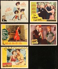 9x0454 LOT OF 5 MITZI GAYNOR LOBBY CARDS 1952-1959 great images from several of her movies!