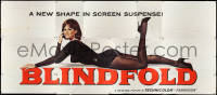 9y0304 BLINDFOLD 24sh 1966 different full-length art of sexy Claudia Cardinale, ultra rare!