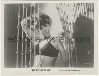 9y1122 BAD GIRLS GO TO HELL 8x10 still 1965 Gigi Darlene image from one-sheet, Doris Wishman, rare!