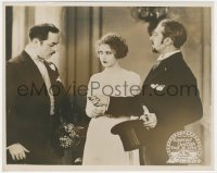 9y1344 TIME TO LOVE 8x10 LC 1927 Vera Veronina between William Powell & Raymond Griffith, very rare!