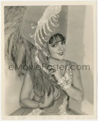 9y1283 PARIS 8x10 still 1929 portrait of Irene Bordoni in Parisian showgirl outfit by Elmer Fryer!