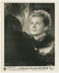 9y1284 PARIS DOES STRANGE THINGS 8.25x10 still 1957 Jean Renoir, c/u of beautiful Ingrid Bergman!