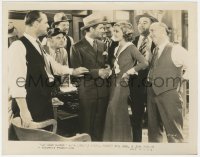9y1291 PLATINUM BLONDE 8x10.25 still 1931 Loretta Young surrounded by men in office, Frank Capra