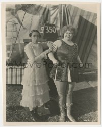 9y1343 TILLIE'S PUNCTURED ROMANCE 8x10 key book still 1928 Louise Fazenda & strongwoman Babe London!