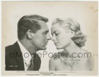 9y1345 TO CATCH A THIEF 8x10.25 still 1955 best romantic c/u of Cary Grant & Grace Kelly, Hitchcock!