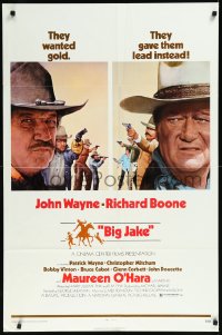 9y1478 BIG JAKE style A 1sh 1971 Richard Boone wanted gold but John Wayne gave him lead instead!