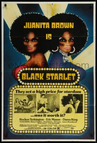 9y1486 BLACK STARLET 1sh 1974 Juanita Brown, they set a high price for stardom... was it worth it?