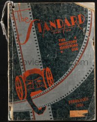 9y0382 STANDARD CASTING DIRECTORY softcover book February 1931 Boris Karloff, Dwight Frye, Clarke