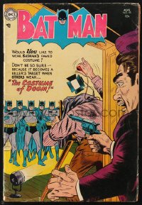 9y0009 BATMAN #85 comic book August 1954 Batman's famed costume becomes The Costume of Doom!