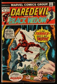 9y0209 DAREDEVIL #106 comic book December 1973 I am Terrex -- and I am DEATH by Don Heck!