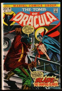 9y0239 TOMB OF DRACULA #10 comic book July 1973 first appearance of Blade the Vampire Slayer!