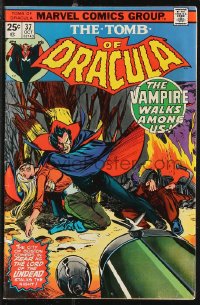 9y0250 TOMB OF DRACULA #37 comic book October 1975 The Vampire Walks Among Us by Gene Colan & Palmer!