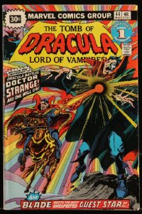 9y0255 TOMB OF DRACULA #44 comic book May 1976 rare 30 cent cover price variant, guest star Blade!