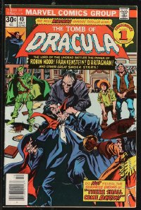 9y0260 TOMB OF DRACULA #49 comic book Oct 1976 Robin Hood, Frankenstein, D'Artagnan, There Shall Come Death!