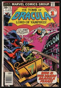 9y0263 TOMB OF DRACULA #52 comic book Jan 1977 Lord of the Vampires, Who is the Demon Dracula Fears?