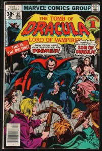 9y0265 TOMB OF DRACULA #54 comic book March 1977 tonight belongs to the Son of Dracula!