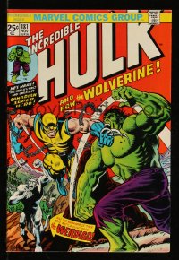 9y0057 INCREDIBLE HULK #181 comic book Nov 1974 first full appearance of Wolverine by Herb Trimpe!