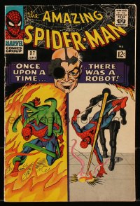 9y0088 SPIDER-MAN #37 comic book June 1966 first appearance of Norman Osborn by Steve Ditko!