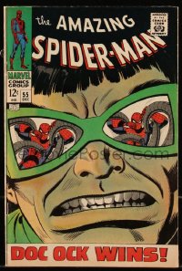 9y0106 SPIDER-MAN #55 comic book December 1967 Doc Ock Wins by John Romita!