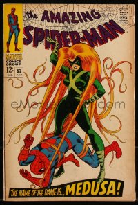 9y0113 SPIDER-MAN #62 comic book July 1968 Medusa crossover by John Romita!