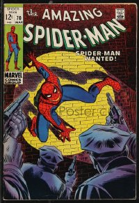 9y0121 SPIDER-MAN #70 comic book March 1969 Spider-Man Wanted by John Romita!