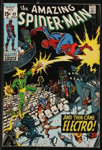 9y0131 SPIDER-MAN #82 comic book March 1970 And Then Came Electro by John Romita!