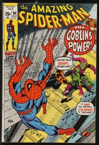 9y0146 SPIDER-MAN #98 comic book July 1971 The Goblin's Power by Gil Kane!