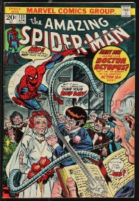 9y0178 SPIDER-MAN #131 comic book April 1974 Aunt May --- Marrying Doctor Octopus by Ross Andru!
