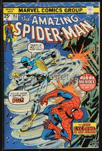 9y0191 SPIDER-MAN #143 comic book April 1975 ...And Cyclone is his name by Ross Andru!