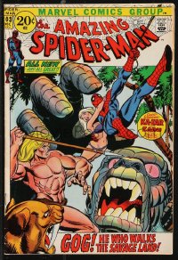 9y0151 SPIDER-MAN #103 comic book Dec 1971 He Who Walks the Savage Land, Ka-Zar crossover by Gil Kane!