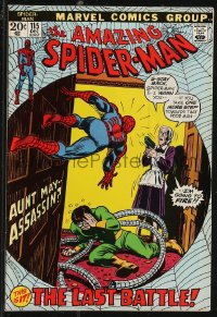 9y0163 SPIDER-MAN #115 comic book December 1972 The Last Battle by John Romita!
