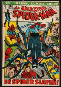 9y0153 SPIDER-MAN #105 comic book February 1972 The Spider Slayer by Gil Kane!