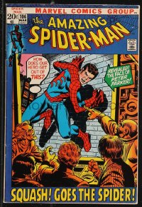 9y0154 SPIDER-MAN #106 comic book Mar 1972 Peter Parker revealed, Squash! Goes the Spider by Romita!