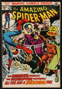 9y0165 SPIDER-MAN #118 comic book March 1973 The Smasher Strikes! The Disruptor Destroys by Romita!