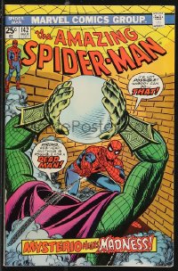 9y0190 SPIDER-MAN #142 comic book March 1975 Mysterio Means Madness by Ross Andru!