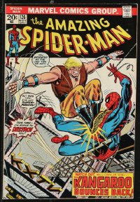9y0173 SPIDER-MAN #126 comic book November 1973 The Kangaroo Bounces Back by Ross Andru!