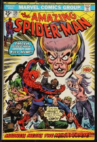 9y0186 SPIDER-MAN #138 comic book November 1974 Madness Means the Mindworm by Ross Andru!