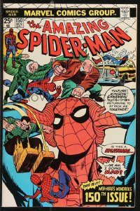 9y0198 SPIDER-MAN #150 comic book November 1975 Web Head's Wondrous 150th Issue by Gil Kane!