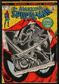 9y0161 SPIDER-MAN #113 comic book October 1972 Doctor Octopus is back by John Romita!