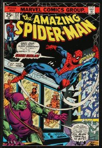9y0185 SPIDER-MAN #137 comic book Oct 1974 at mercy of The Green Goblin by Ross Andru!