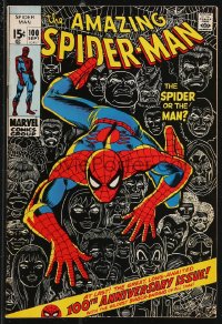 9y0148 SPIDER-MAN #100 comic book September 1971 the 100th Anniversary Issue by Gil Kane!